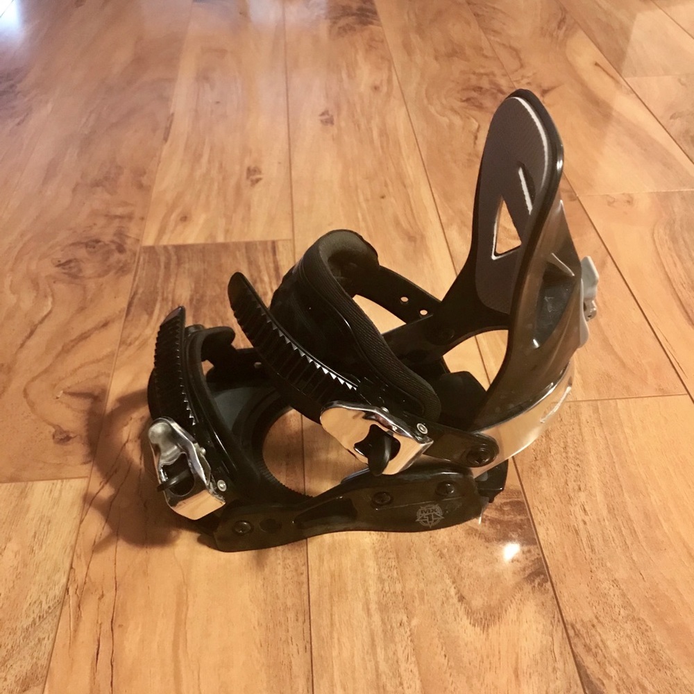 LAMAR Women Black Snowboard Bindings Small